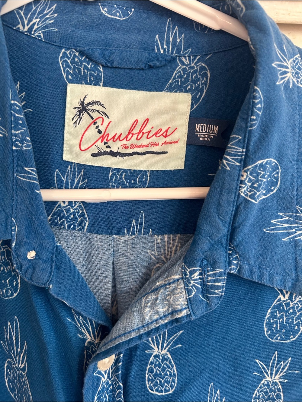 Chubbies pineapple print button down - Picture 3 of 3